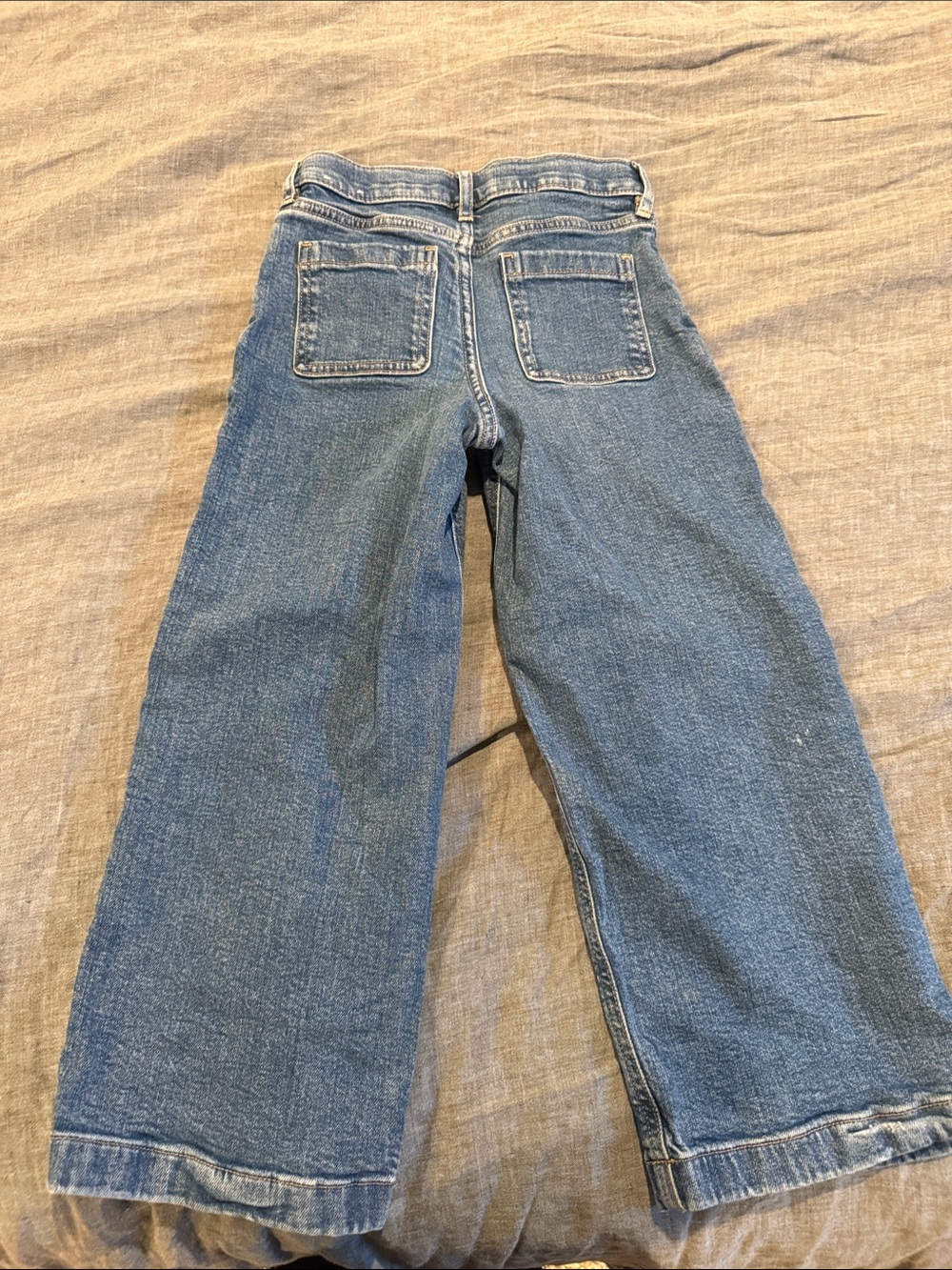 Crewcuts Women's Wide-Leg Denim Jeans - Blue - Picture 5 of 5